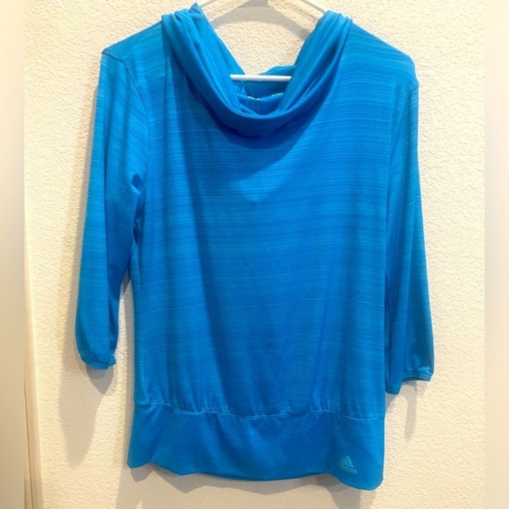 Adidas 3/4 sleeve hooded pullover